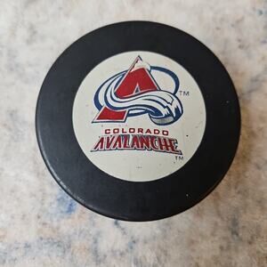 Vintage Colorado Avalanche Hockey Official NHL Puck Vegum Slovakia